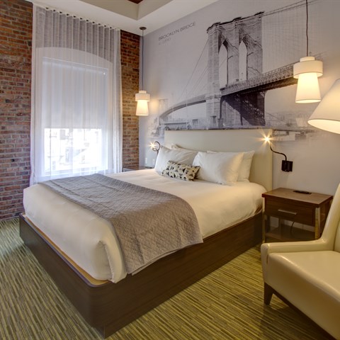 Superior Queen Hotel Room in Brooklyn