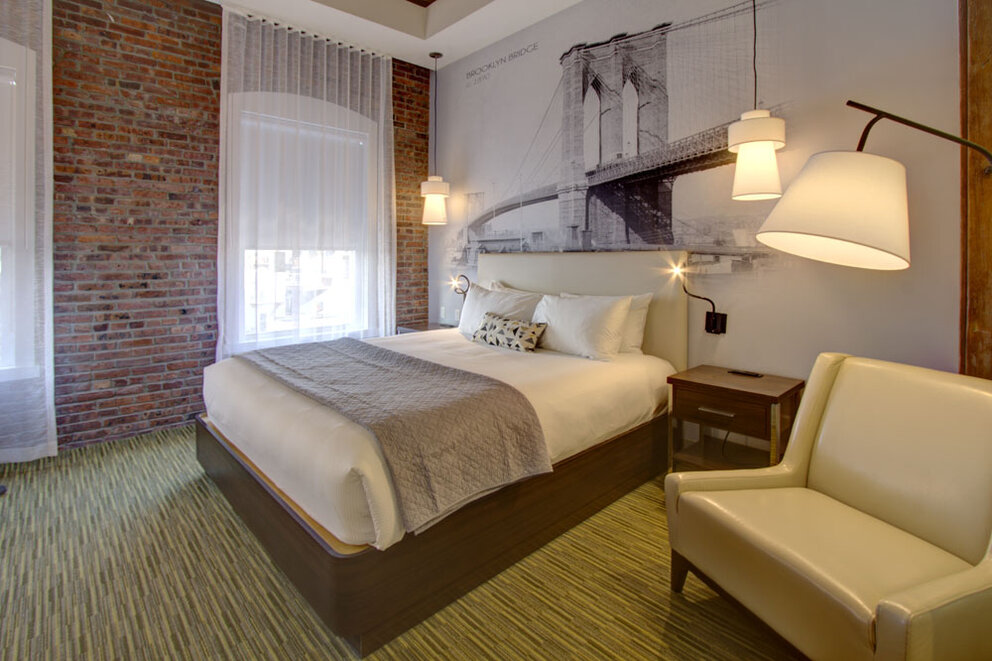 Modern New York Guest Room at The Brooklyn Hotel