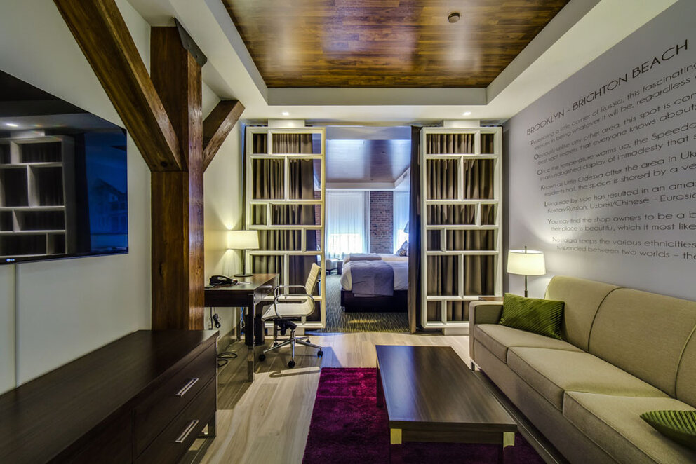 luxury suite at our nyc brooklyn hotel