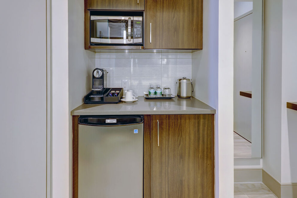 kitchenette at our nyc brooklyn hotel